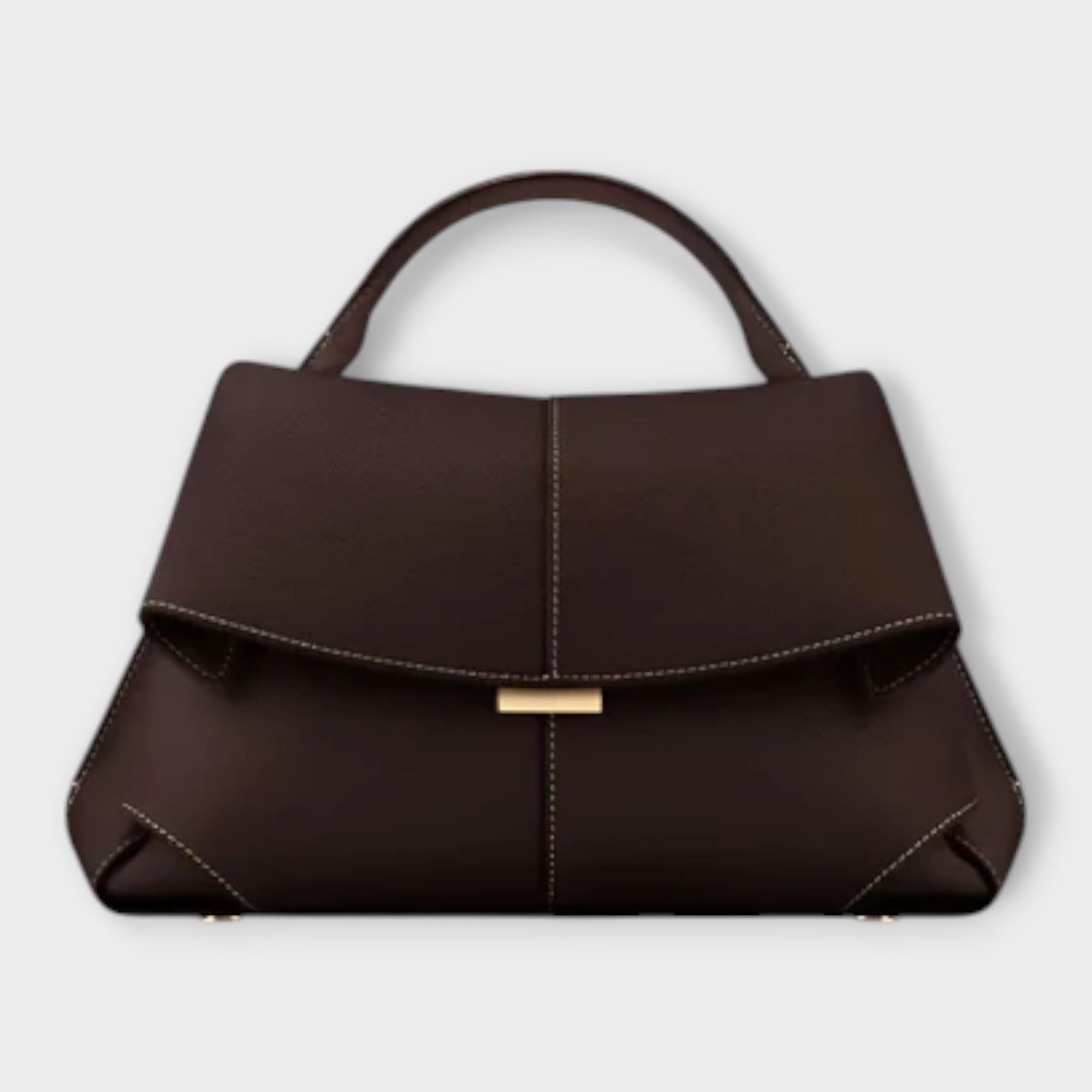 Borsa a Mano Ella con Apertura a Rullo e Interno Organizzato