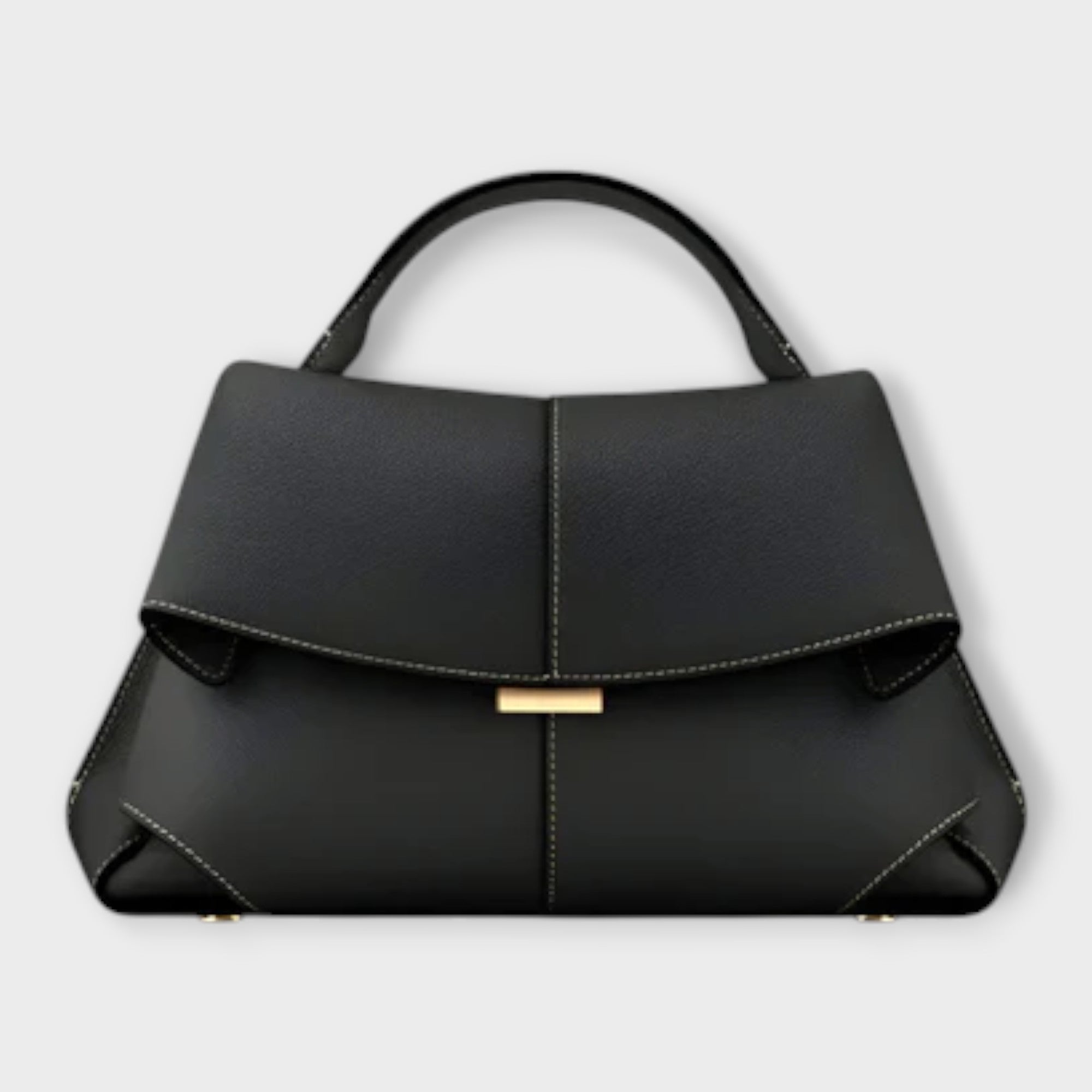 Borsa Ella con Chiusura a Rotolo e Divisione Elegante