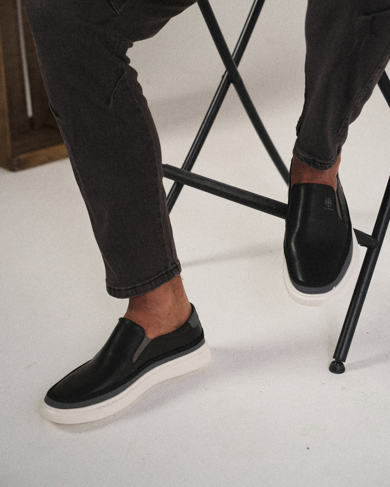 Zapatillas sin cordones para hombre de piel ligera – Calzado casual cómodo y elegante