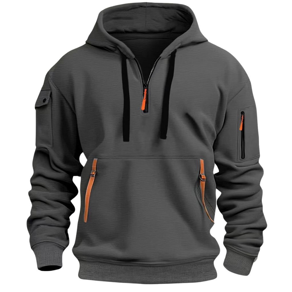 Sweat-shirt décontracté homme à poches zippées ANFINITE
