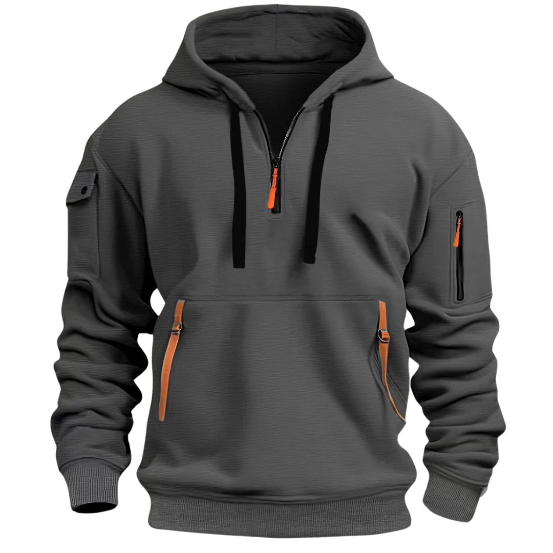 Sweat-shirt décontracté homme à poches zippées ANFINITE