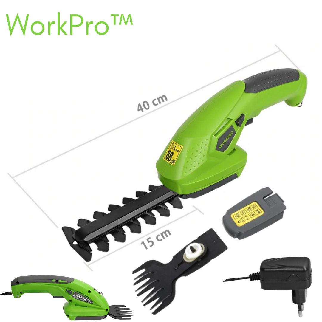 WorkPro™ Tagliasiepi Elettrico | Potatura e Rifilatura Veloce ed Efficace!