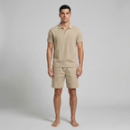 Herresæt Sommerkomfort Polo Shorts Stil