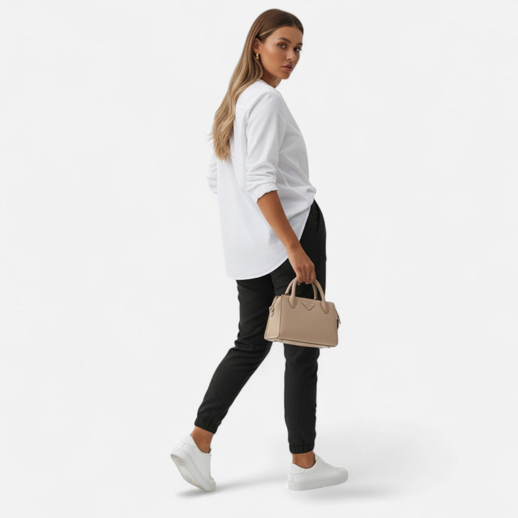 Pantaloni Donna Slim Fit a Vita Alta dal Taglio Elegante