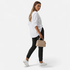 Pantaloni Donna Slim Fit a Vita Alta dal Taglio Elegante