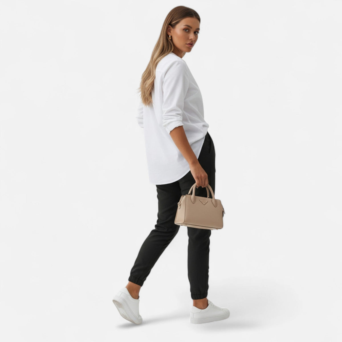Pantaloni Donna Slim Fit a Vita Alta dal Taglio Elegante