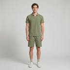 Herresæt Sommerkomfort Polo Shorts Stil