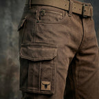 Pantaloni Cargo Uomo Slim Fit con Tasche Utility