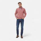 Pull élégant pour homme avec fermeture éclair - Confort et style raffiné