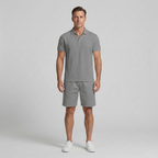 Herresæt Sommerkomfort Polo Shorts Stil
