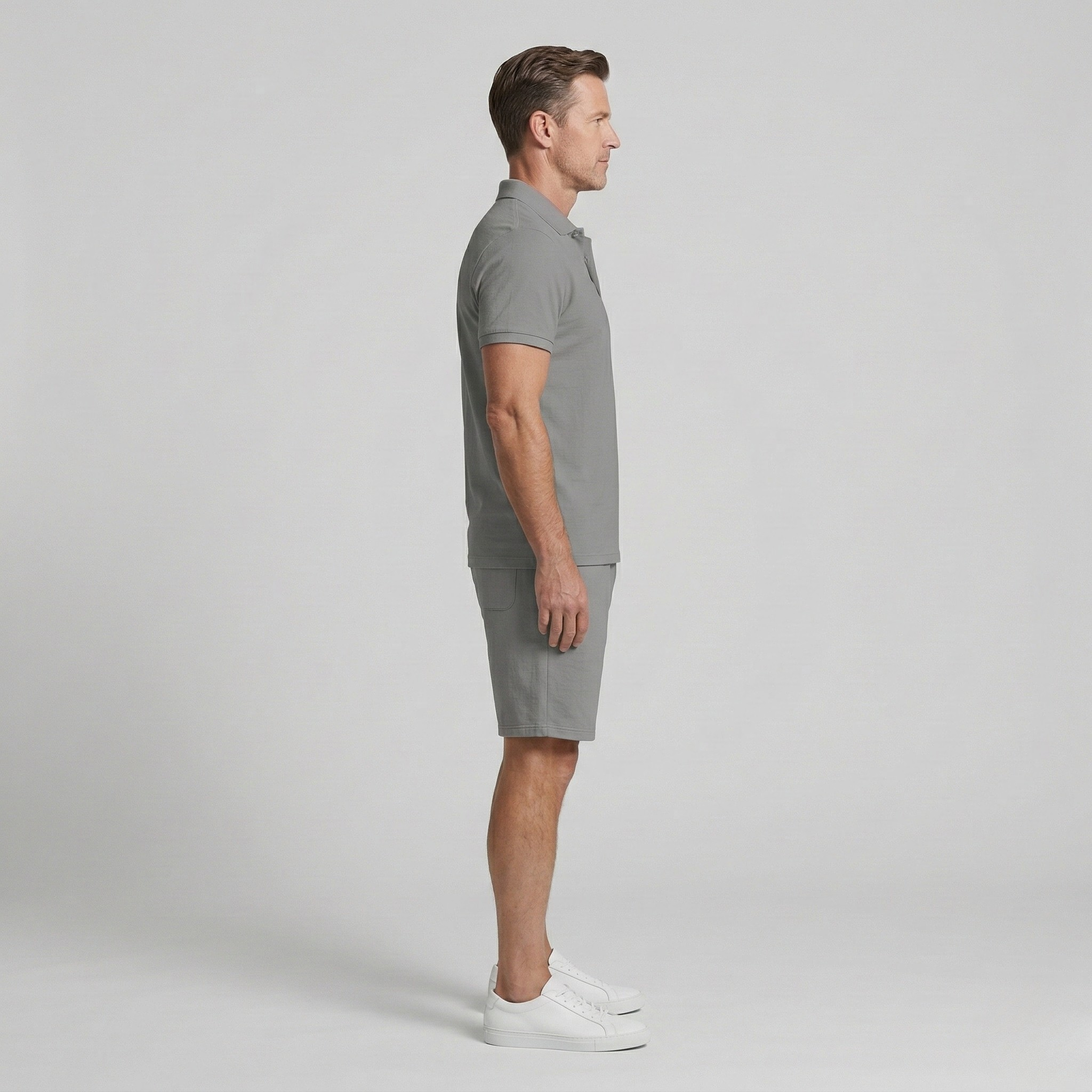 Herresæt Sommerkomfort Polo Shorts Stil