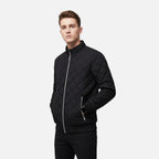 Chaqueta de invierno acolchada para hombre con forro polar - Calidez y comodidad elegantes