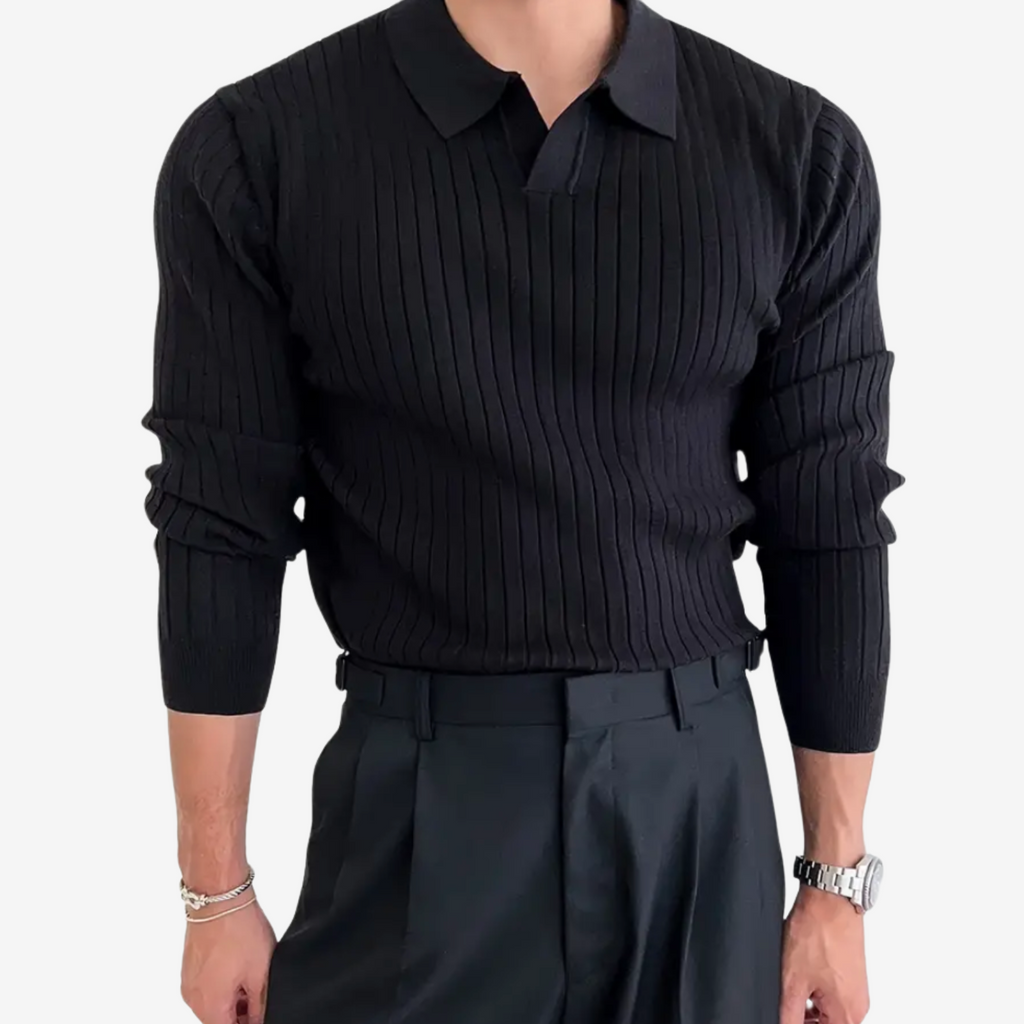 Polo Uomo Fred in Maglia a Costine