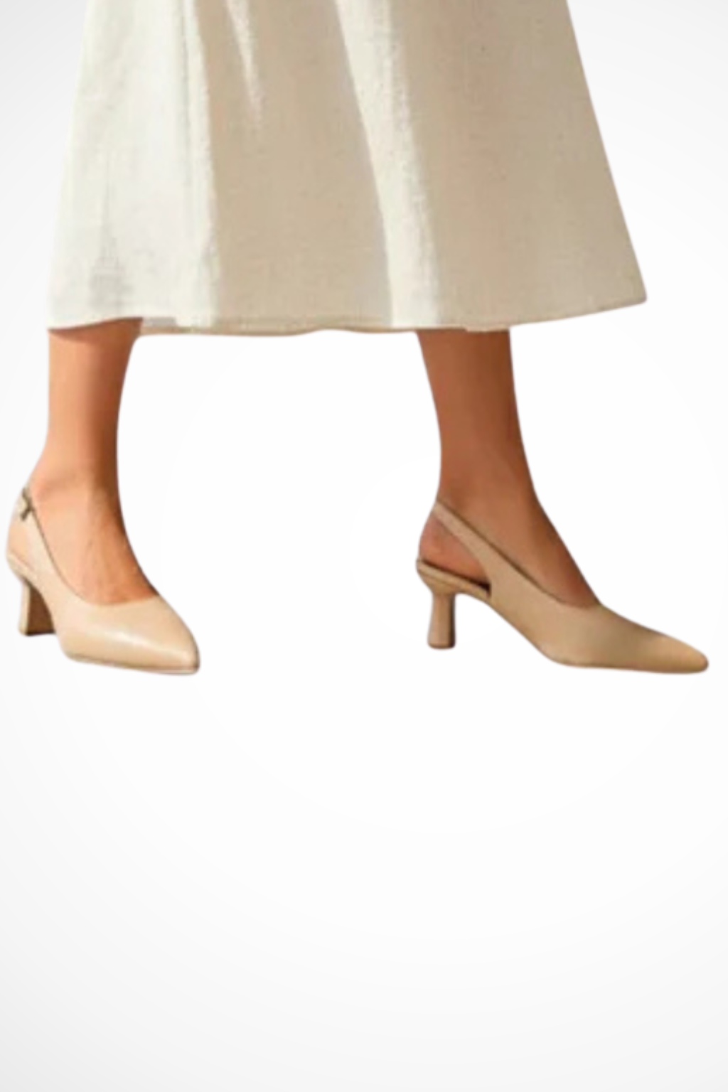 Tacchi Slingback Octavia con Punta Affilata e Tacco Kitten