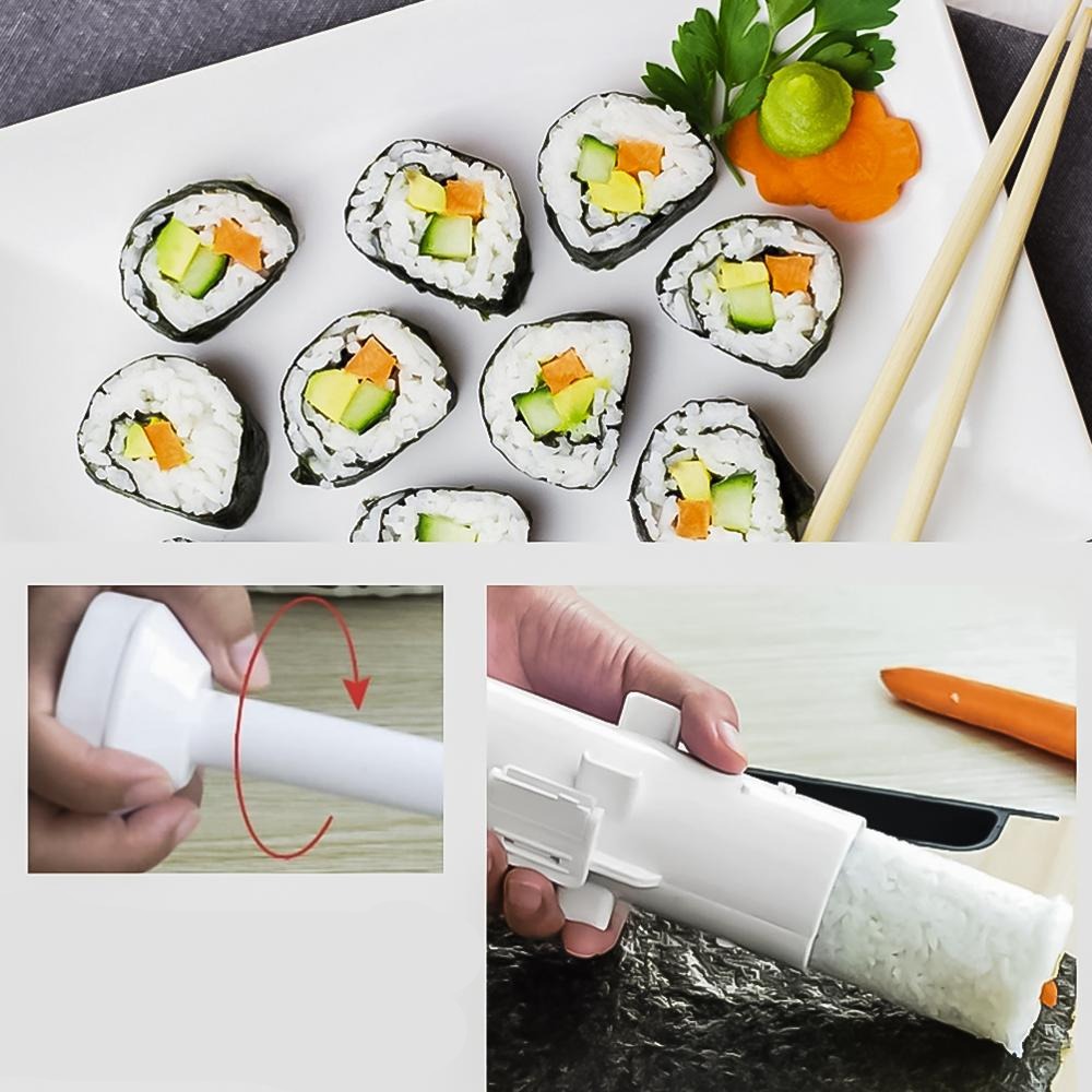 Maker di Sushi Rapido | Molto Pratico & Efficiente Forma per Sushi
