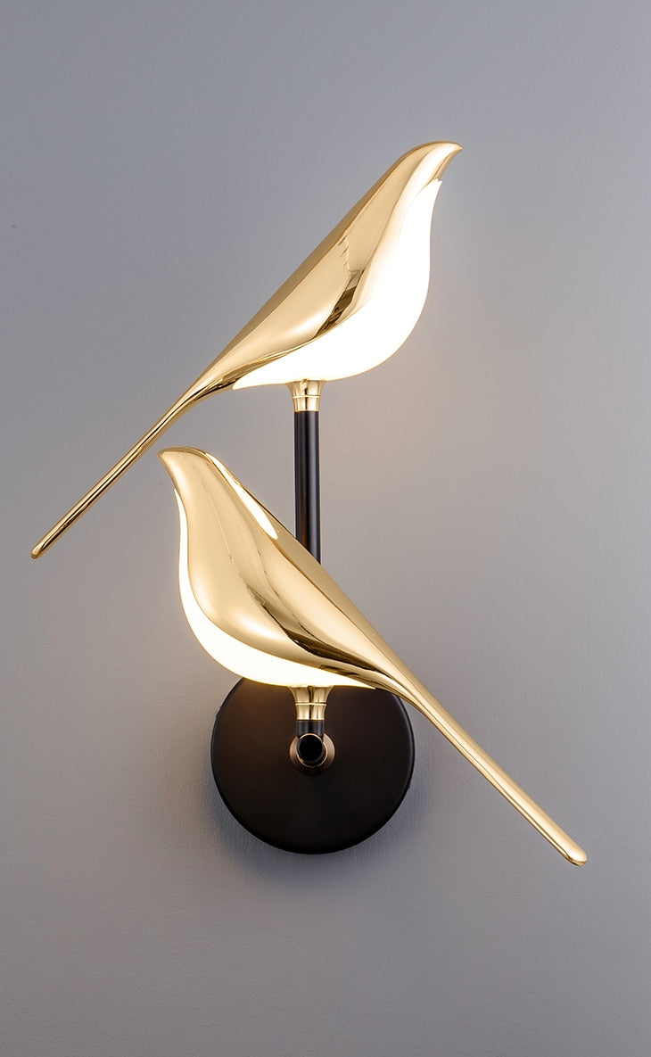 Lampada da Parete Moderna per Uccelli - AviaryGlow