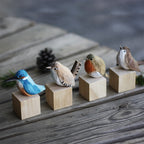 Uccelli in Legno Fatti a Mano Unici - AuriBirds