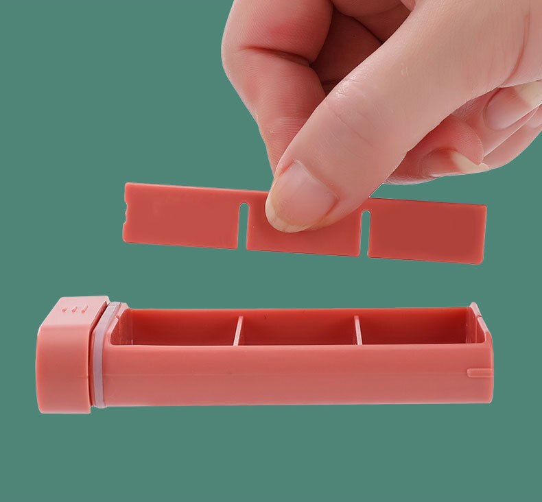 Porta Integratori ANFINITE – Organizer Compatto per Integratori e Farmaci
