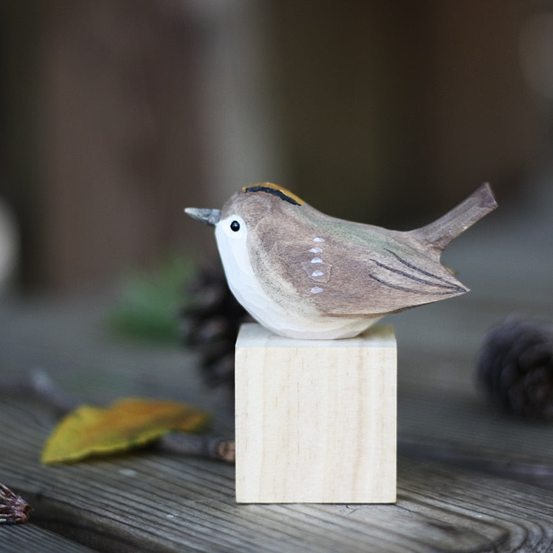 Uccelli in Legno Fatti a Mano Unici - AuriBirds