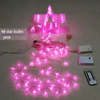 StarryGlow LED Stringa di Luci con Stelle