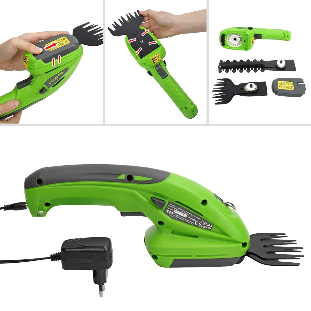 WorkPro™ Elektrisk Hækkeklipper | Hurtig og Effektiv Beskæring og Trimning!