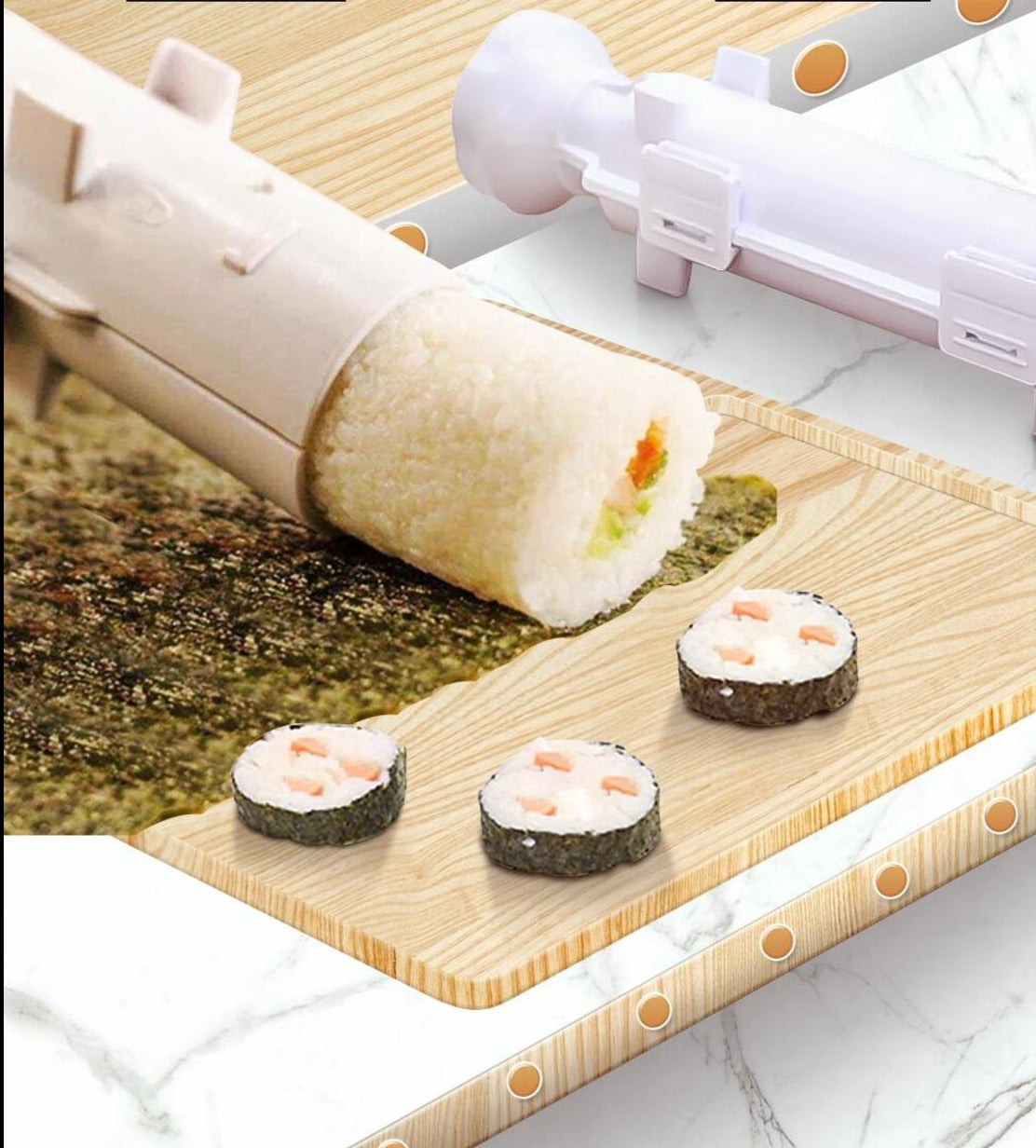 Maker di Sushi Rapido | Molto Pratico & Efficiente Forma per Sushi