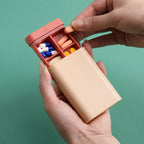 Porta Integratori ANFINITE – Organizer Compatto per Integratori e Farmaci