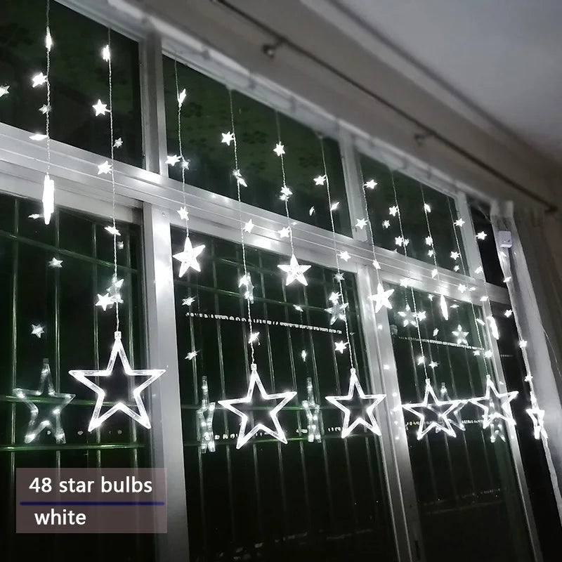 StarryGlow LED Stringa di Luci con Stelle