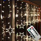StarryGlow LED Stringa di Luci con Stelle