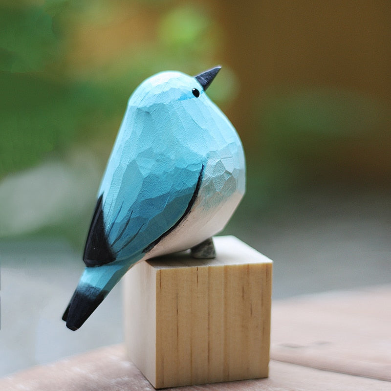 Uccelli in Legno Fatti a Mano Unici - AuriBirds