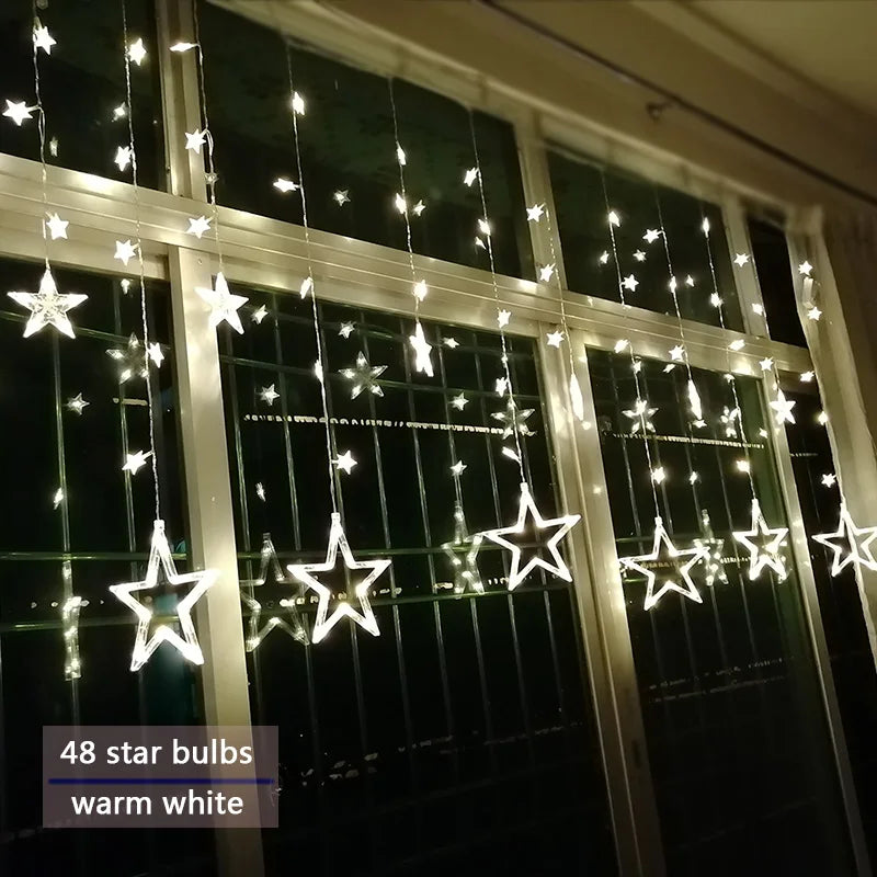 StarryGlow LED Stringa di Luci con Stelle
