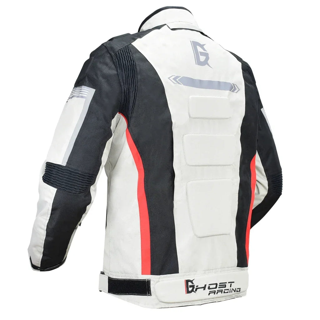 Giacca Moto Uomo Antivento – Giubbotto Racing con Fodera Rimovibile