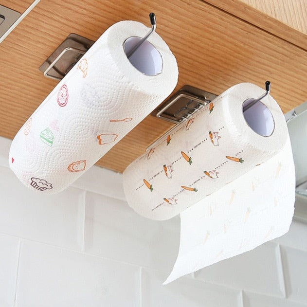 Supporto per carta da cucina (2 pz.) | Tieni la tua carta da cucina a portata di mano e organizza la tua cucina!