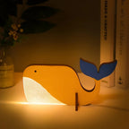 WildGlow Lampada da Tavolo in Legno Animali