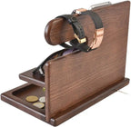 Docking Station per Telefono in Legno | Ideale organizzatore per i tuoi gadget