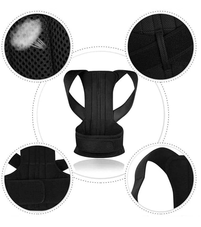 Justerbar Holdningsstøttevest – Optimal Ryg- og Skulderjustering for Daglig Komfort