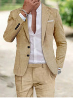 Costume homme deux pièces à deux boutons ANFINITE