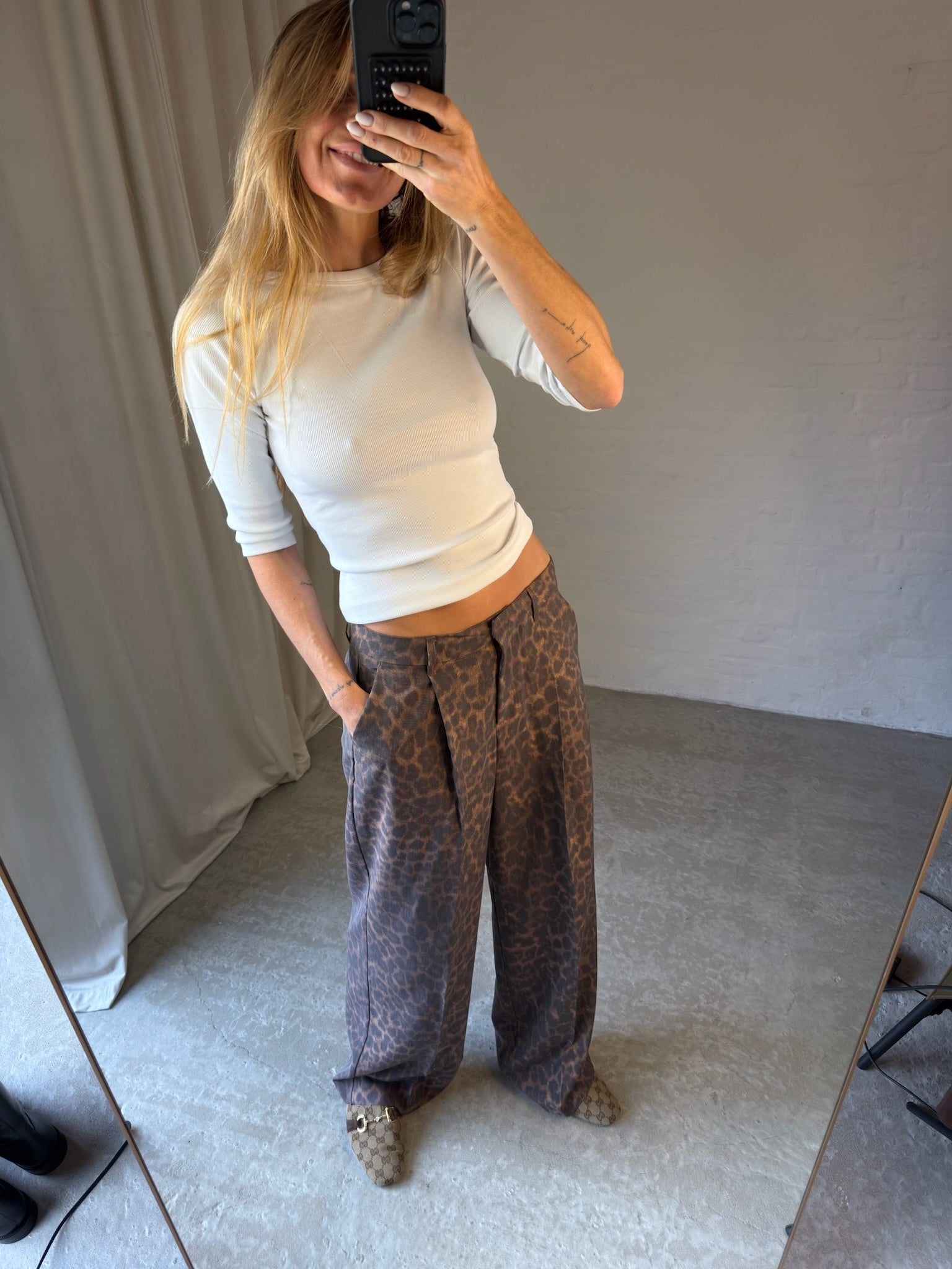 JJXX - Pantaloni da donna a vita alta WideLeg Comfort Style