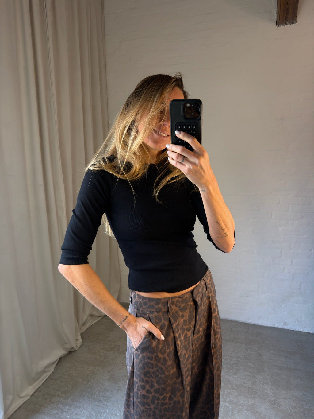 JJXX - Pantaloni da donna a vita alta WideLeg Comfort Style