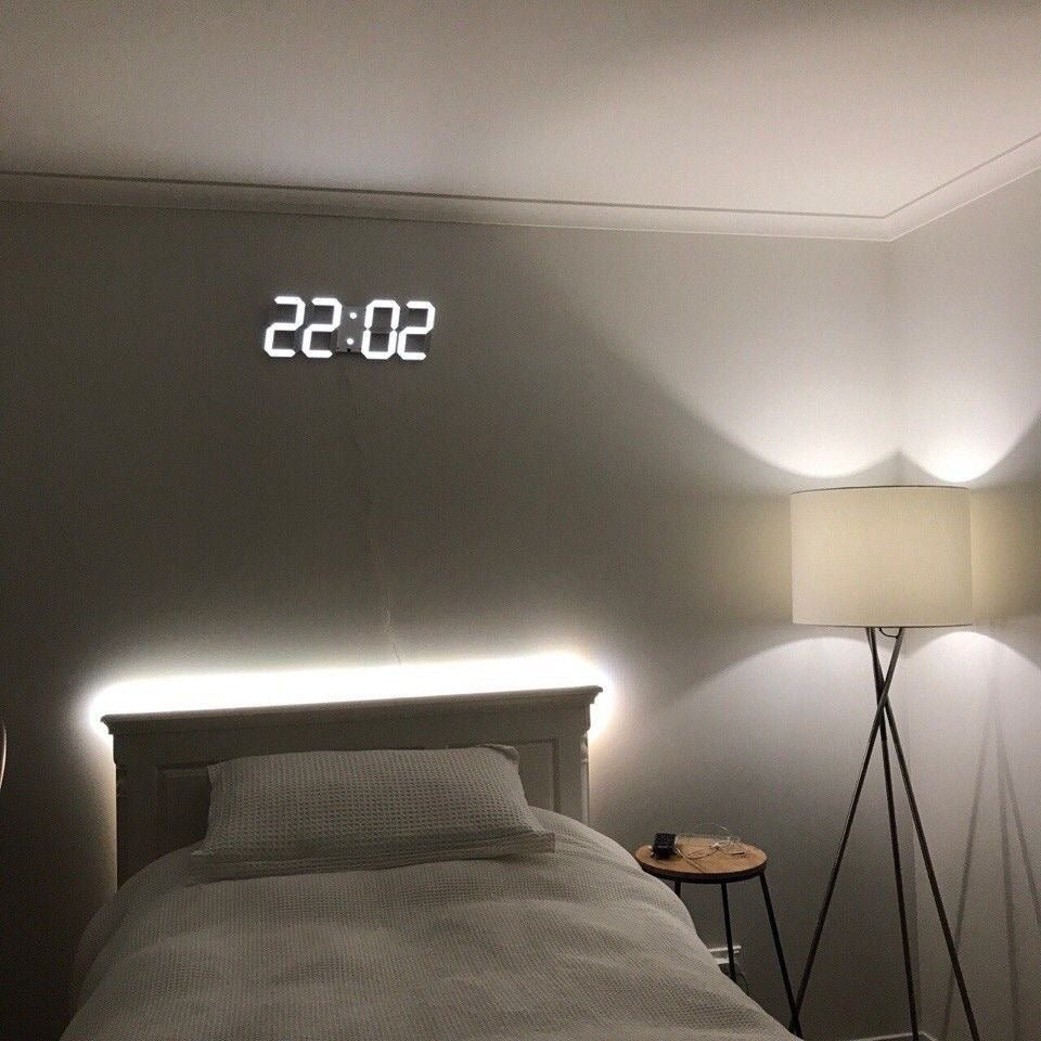 Orologio da Parete LED 3D ANFINITE Timora