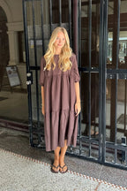 Hverdagskjole Løs Silhuet Komfort Stil