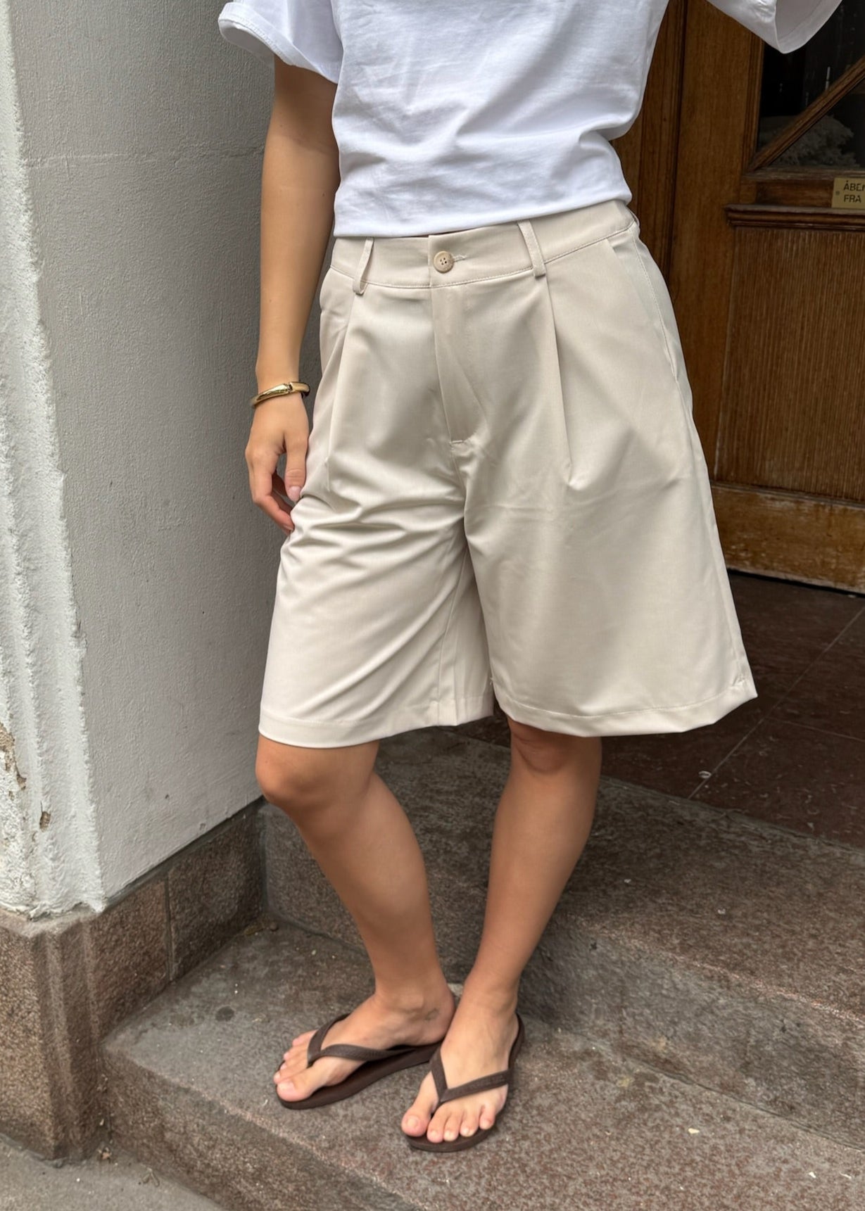 ANFINITE Bermuda Shorts i Habitstil