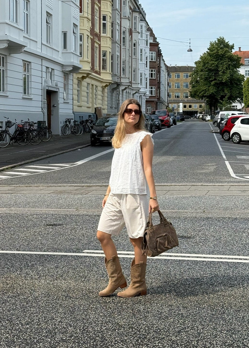 ANFINITE Bermuda Shorts i Habitstil