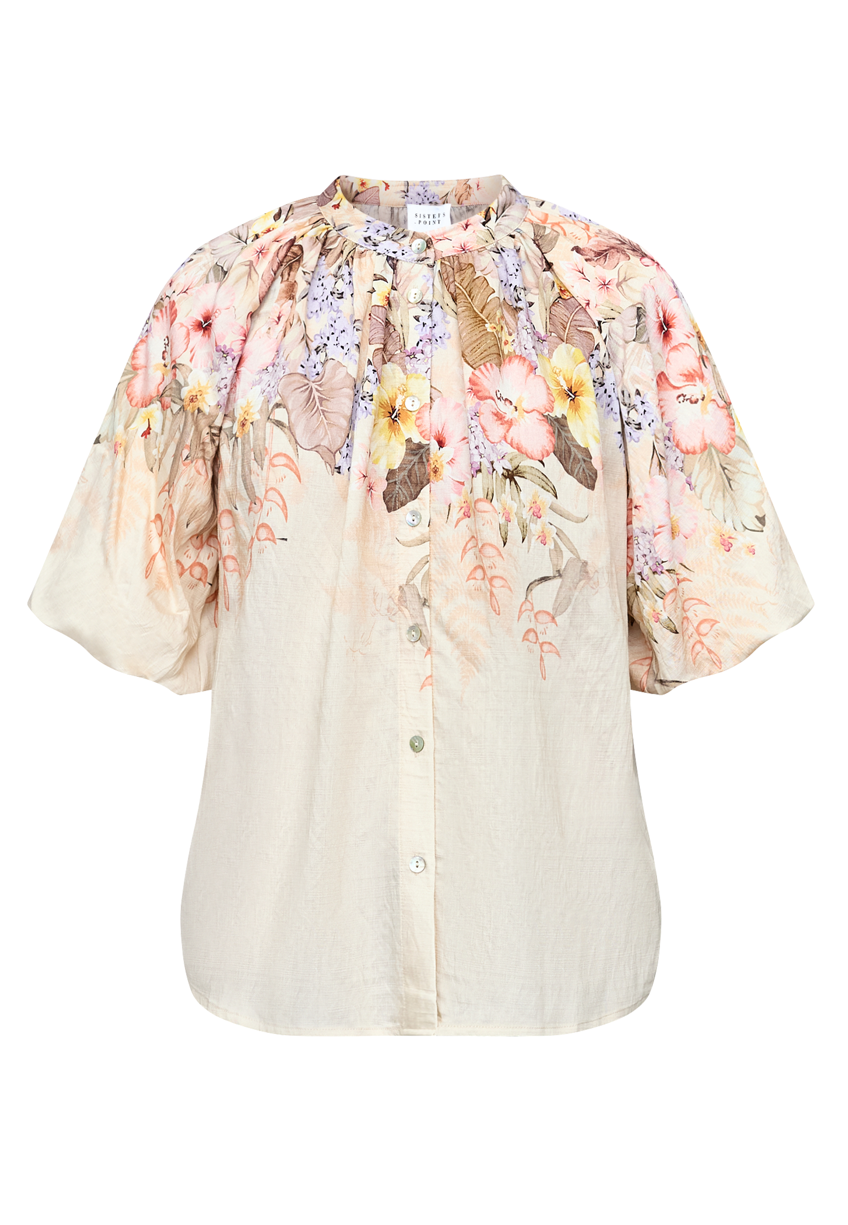 Elice Top med Blomsterprint