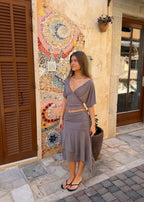 ANFINITE Zenia Top & Aia Gonna Set