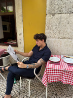 Set Lusso Estivo con Camicia a Maniche Corte e Pantaloni