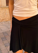 Gonna Midi Asimmetrica con Stretch