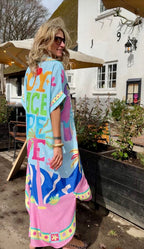 Joy Shirt Dress med Elegant Print