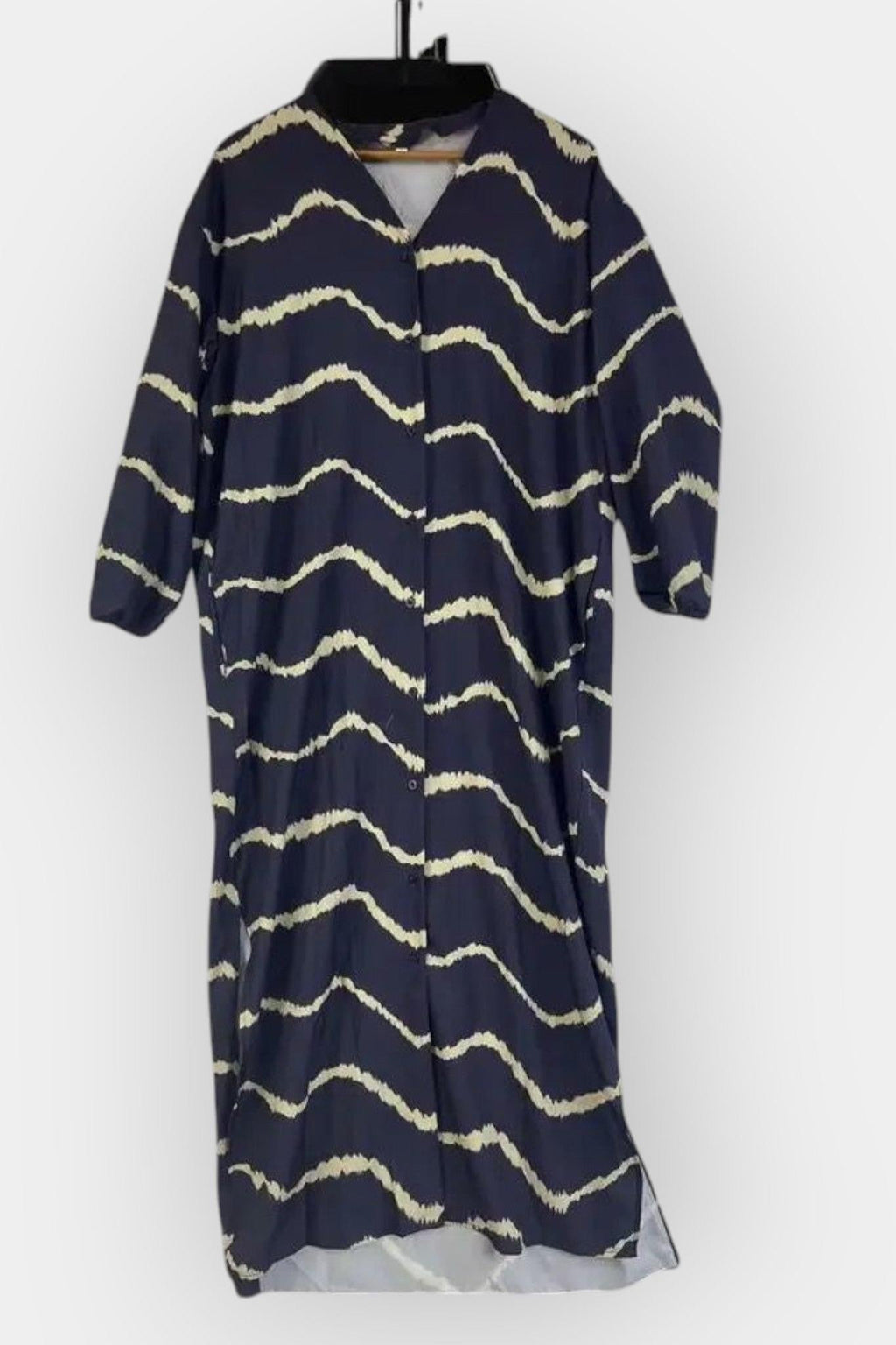 Boheme Kjole Dame Løs Silhuet Elegant Stil  Bohemisk elegance med tidløs udstråling!