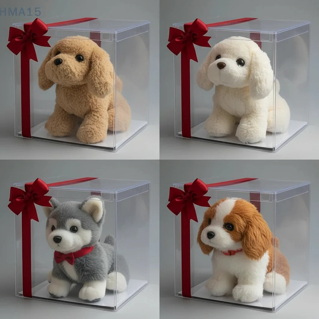 Interaktiv AI-Drevet Robot Hundelegetøj | Realistisk Gøen & Gå-funktion | Livagtig Legeselskab til Børn